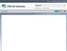 Tablet Screenshot of gatineau.ca