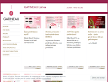 Tablet Screenshot of gatineau.lv